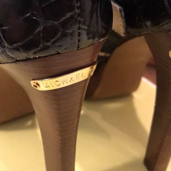 Michael Kors Camden platform shoe black size 8.5 - Picture 4 of 8